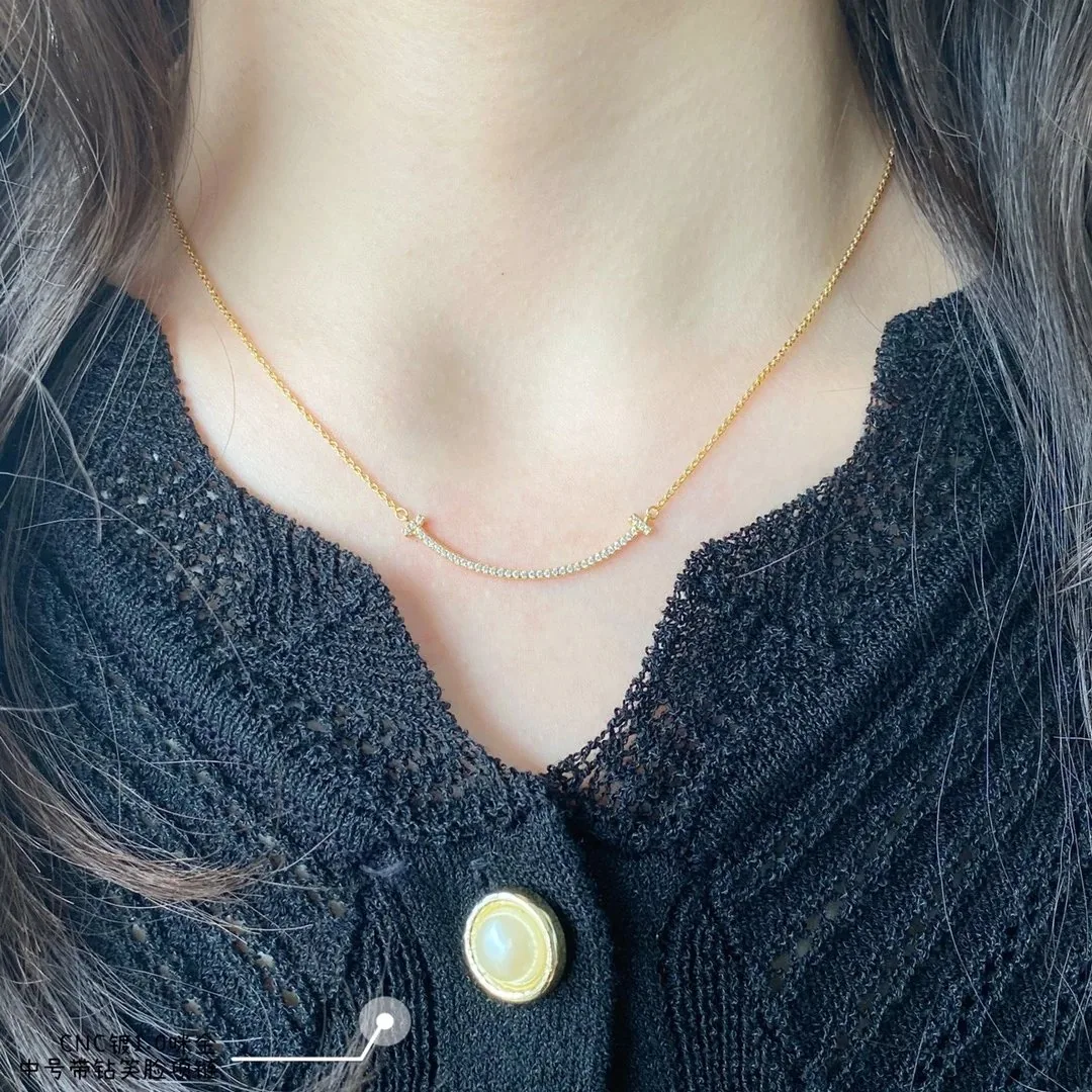 Tiffany Double T Diamond Necklace — Photo 4