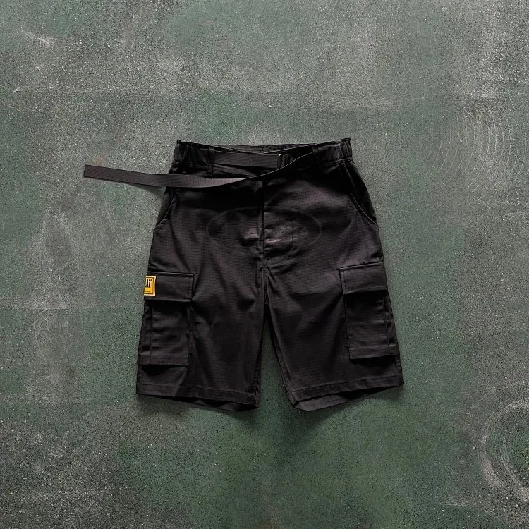 Triple Black Cargo Shorts