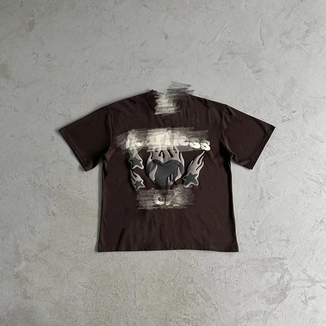 Broken Planet Black Flame T-Shirt