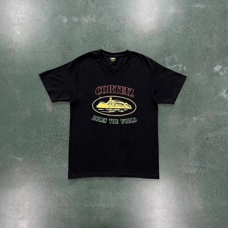 Black Tri-Color T-Shirt