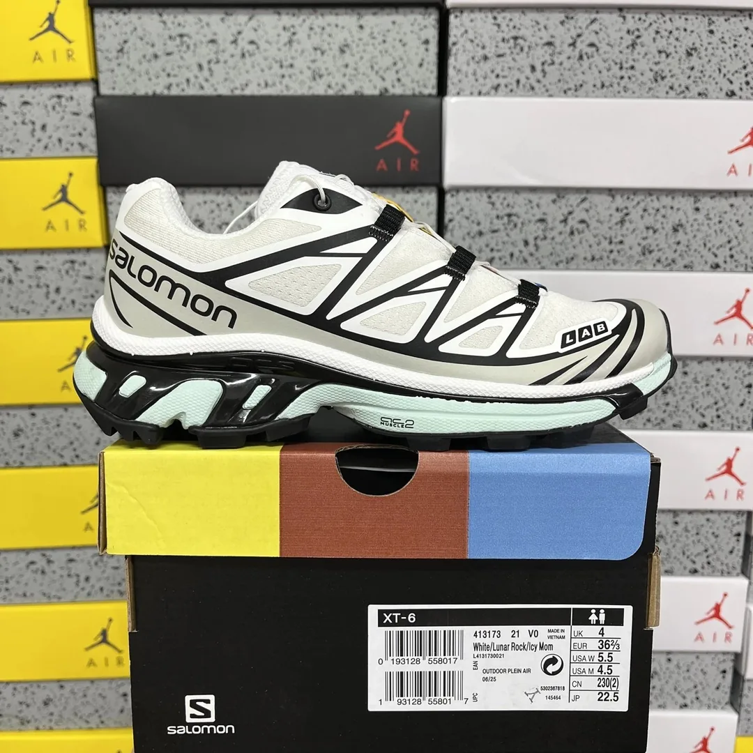 Salomon XT-6 Grey Outdoor Mountain Trail Runners — Photo 3