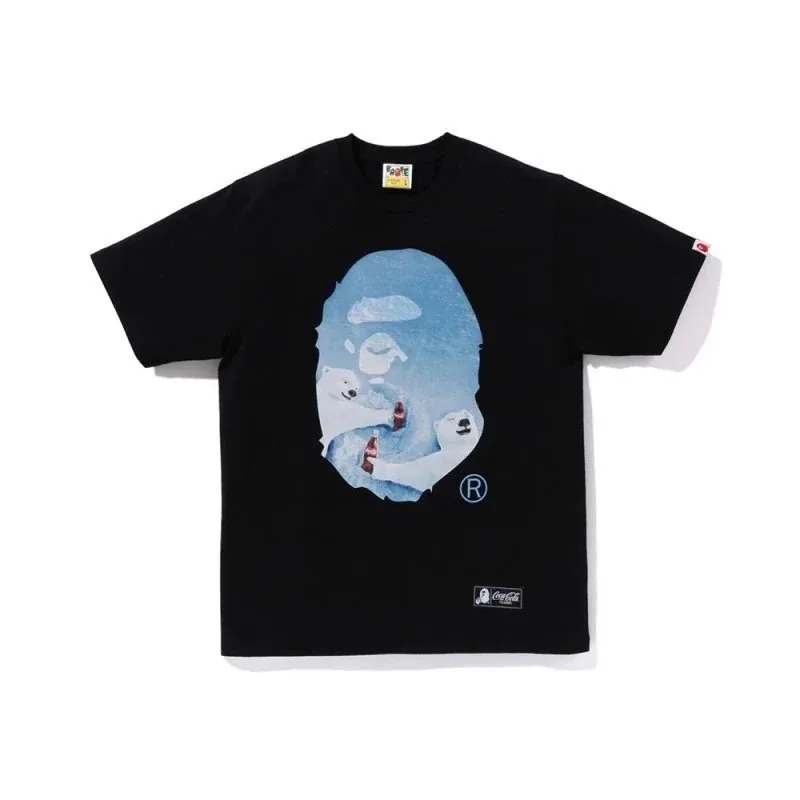 BAPE Blue Camo Ape Head T-Shirt — photo 4