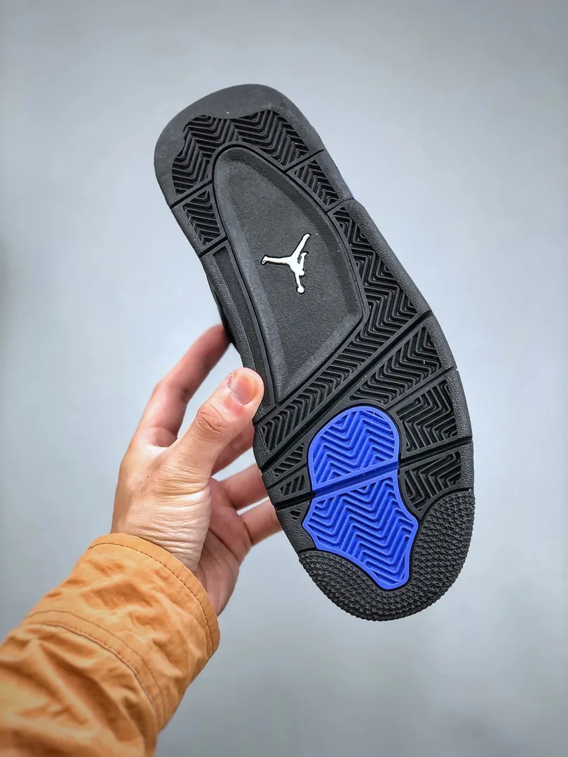 Air Jordan 4 Black Military Blue — photo 8