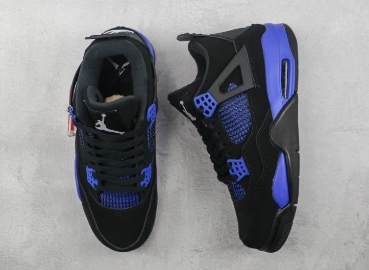 Air Jordan 4 Black Military Blue — QC