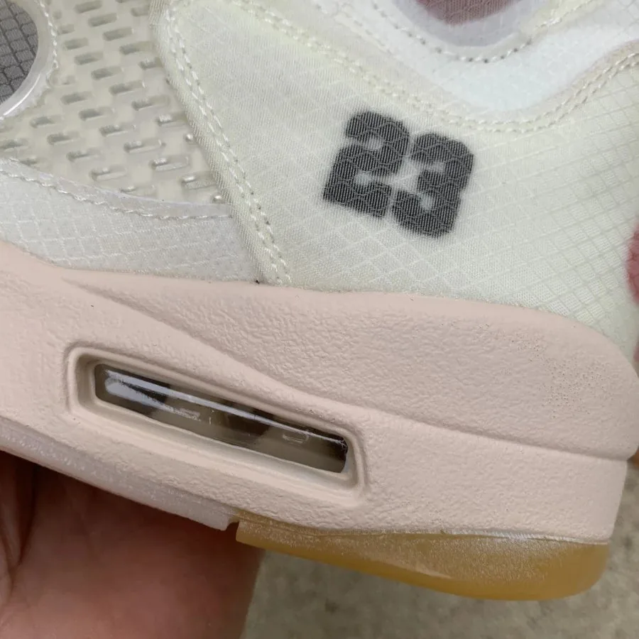 Air Jordan 5 Off-White Grey — Photo 14