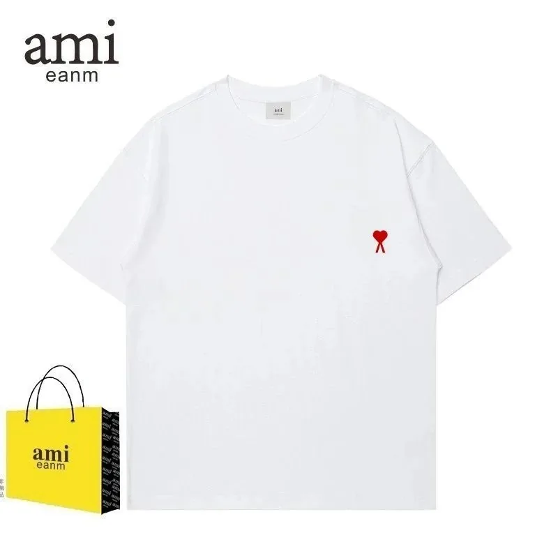 AMI Paris Heart Logo Polo Shirt and Tee Collection — QC