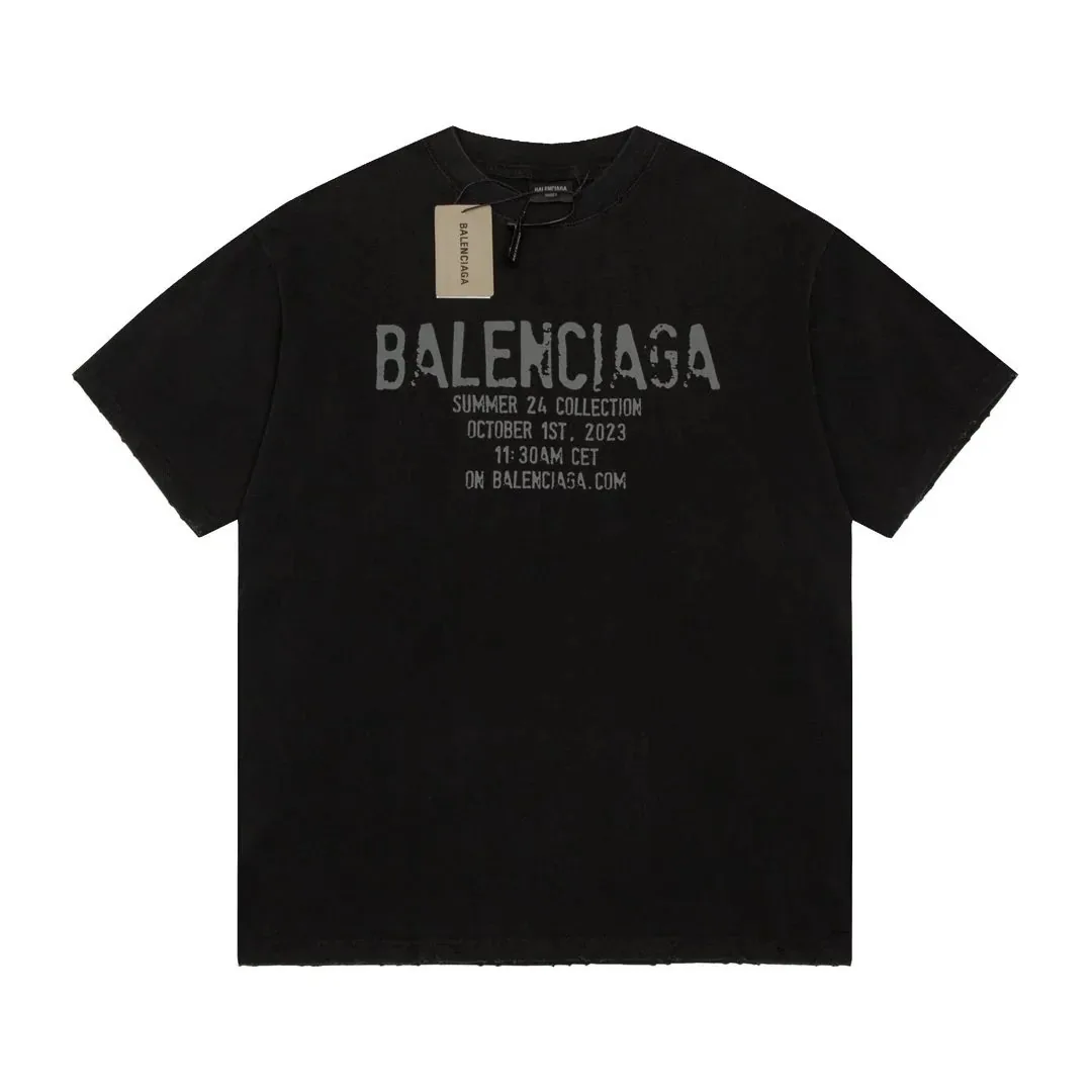 Balenciaga Summer 24 Collection Washed T-Shirt