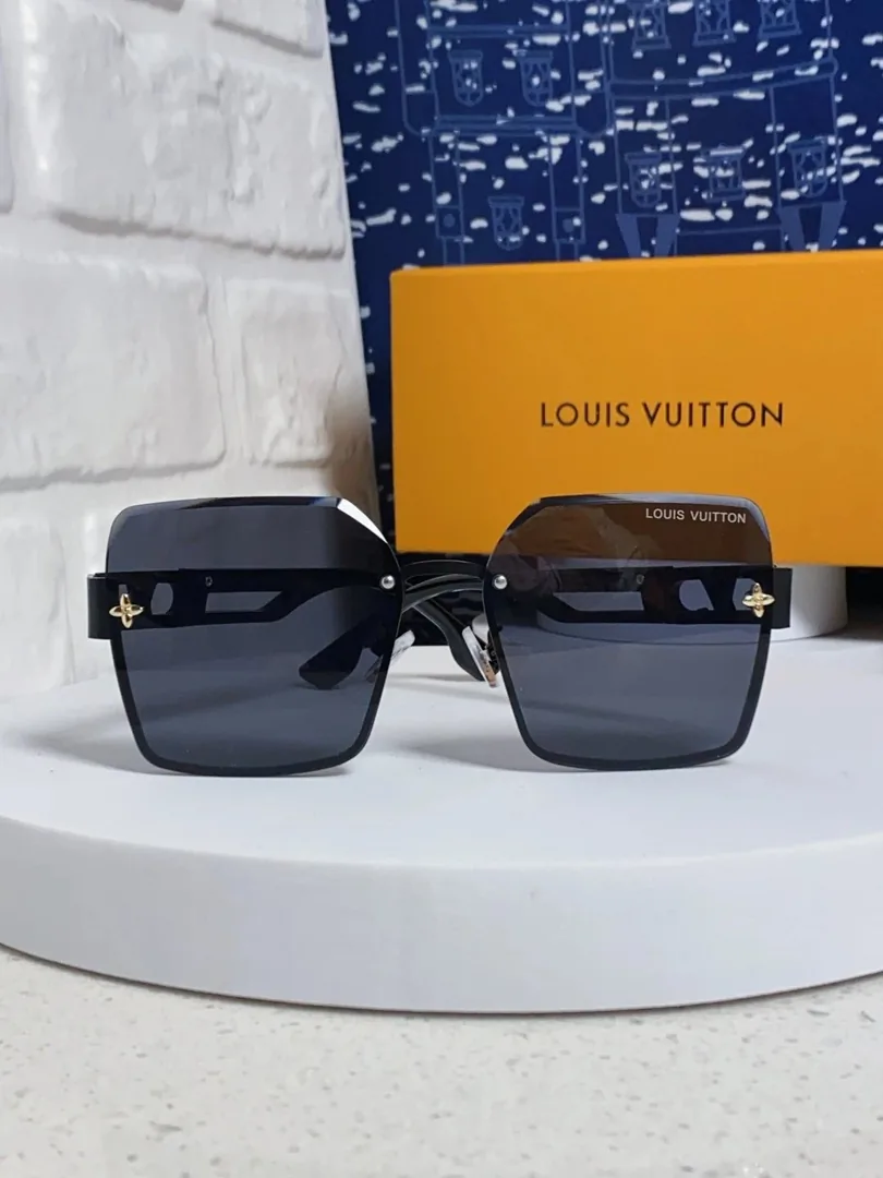 Gold Irregular Metal Sunglasses — QC