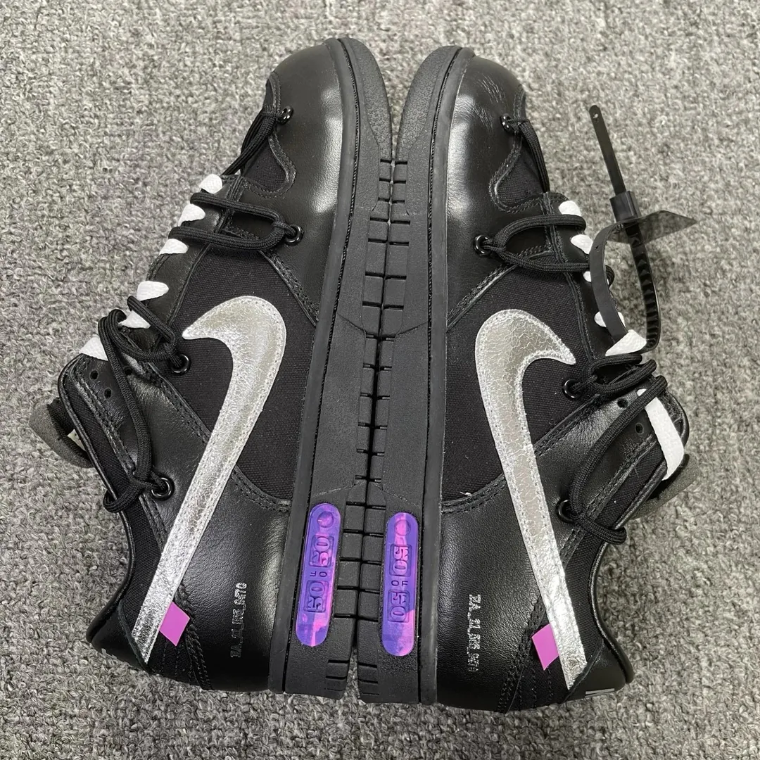 Nike Dunk Low Black Pink Purple The 50 — Photo 5
