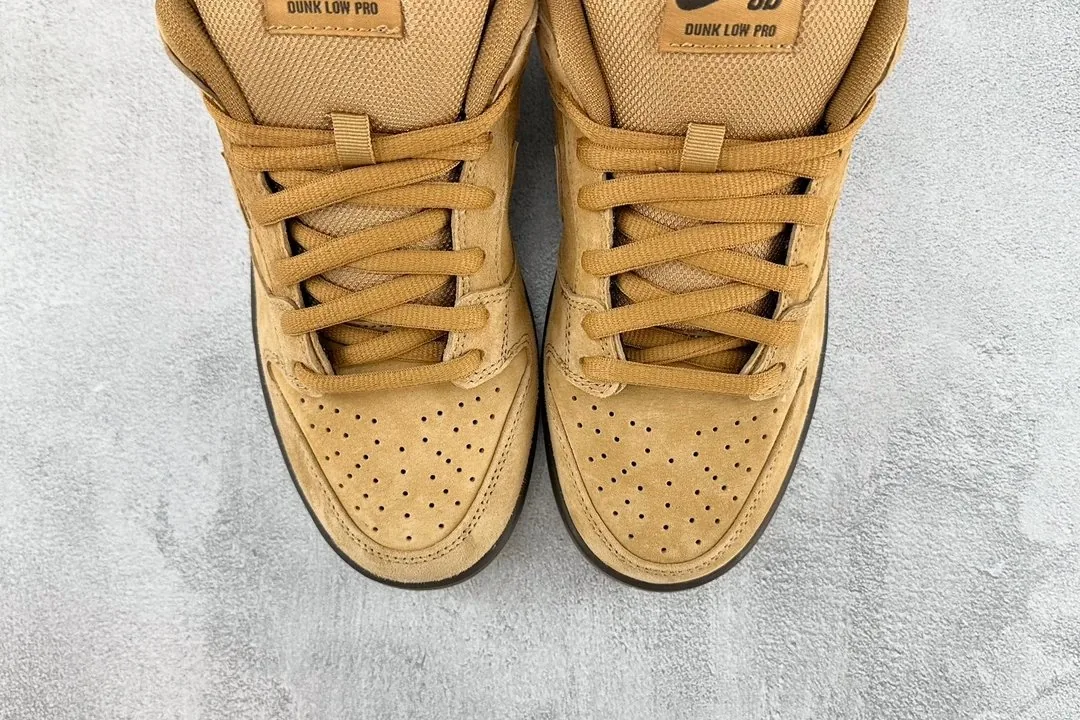 Nike SB Dunk Low Wheat Mocha Pro Sneakers — Photo 7