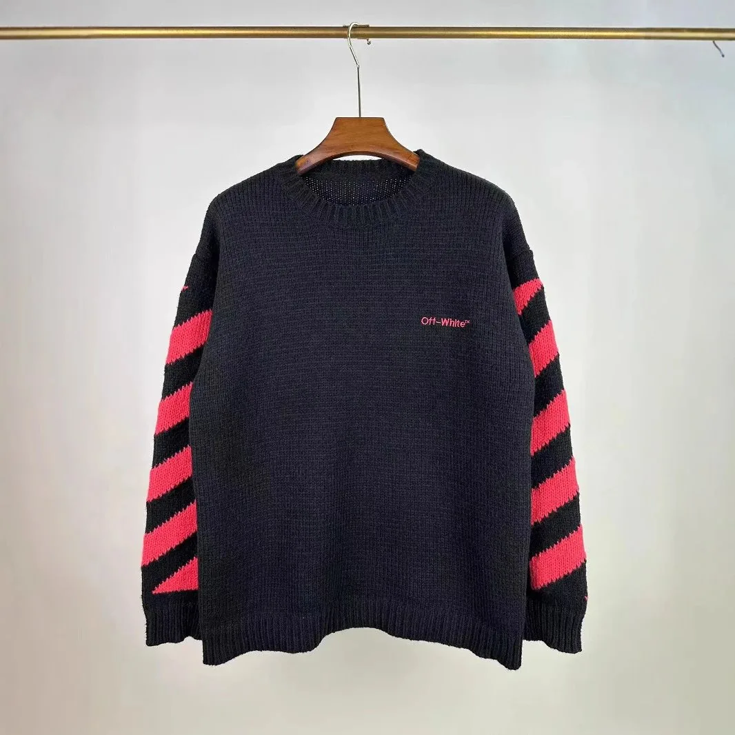 Letter Logo Crewneck Pullover Sweater — Zdjęcie 2