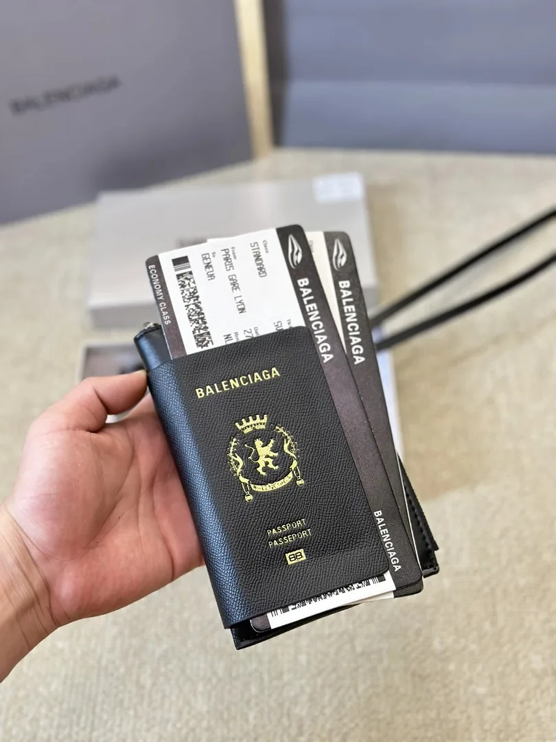 Balenciaga Leather Passport Holder — Photo 6