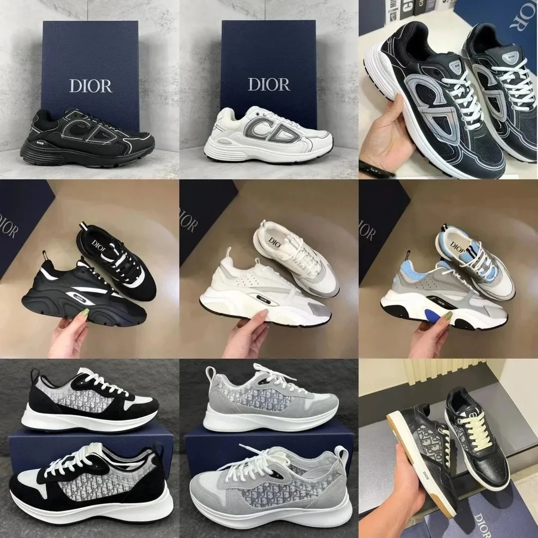 Dior B30 White Low-Top Sneakers