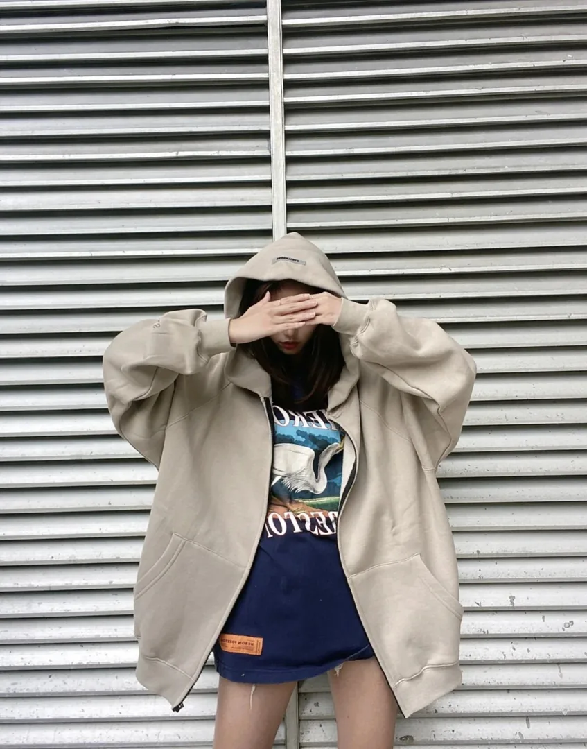 Essentials Hooded Zip Hoodie — Photo 3