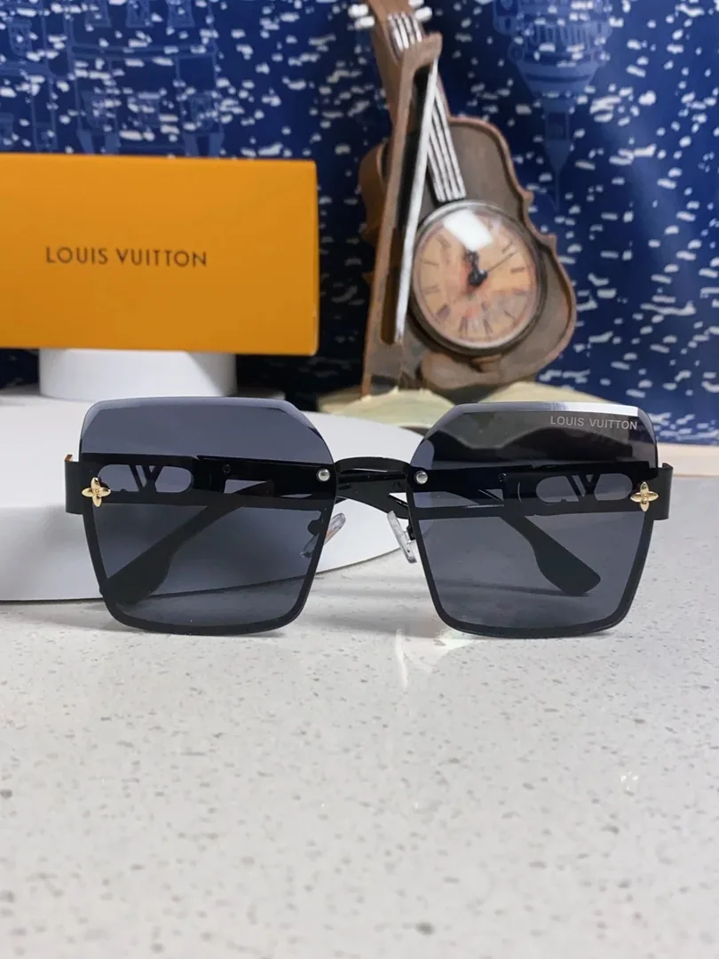 Gold Irregular Metal Sunglasses — QC