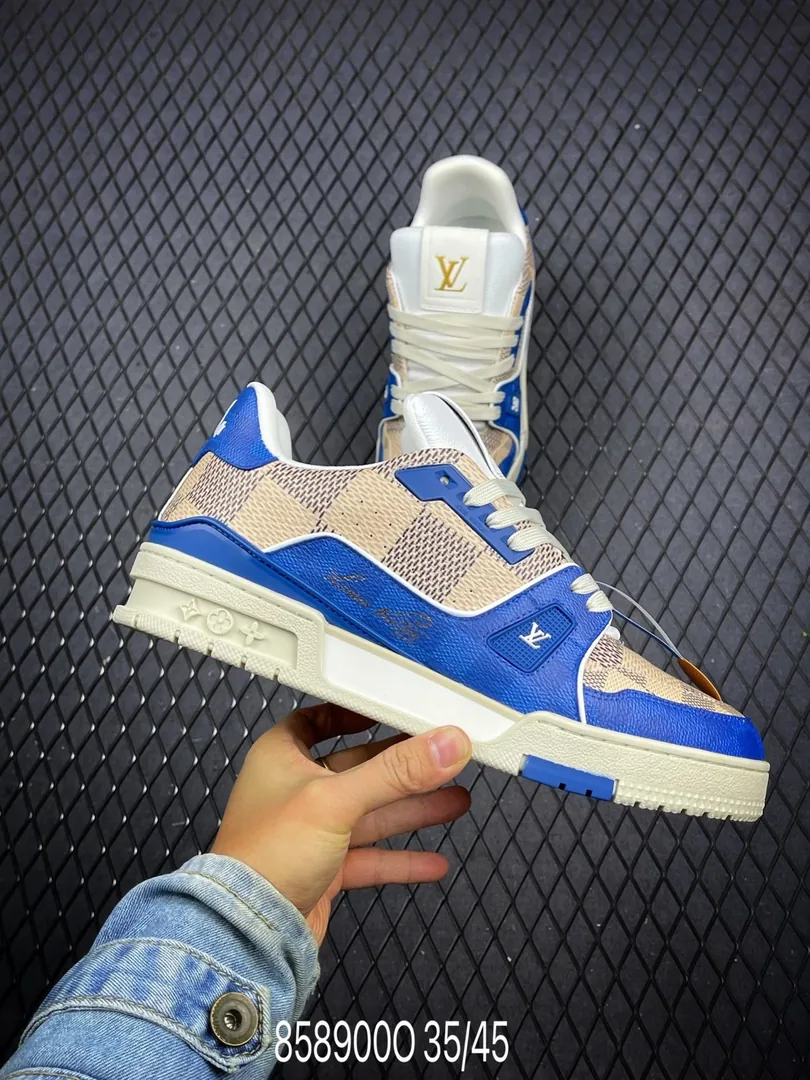Louis Vuitton LV Trainer Low-Top Sneakers — QC