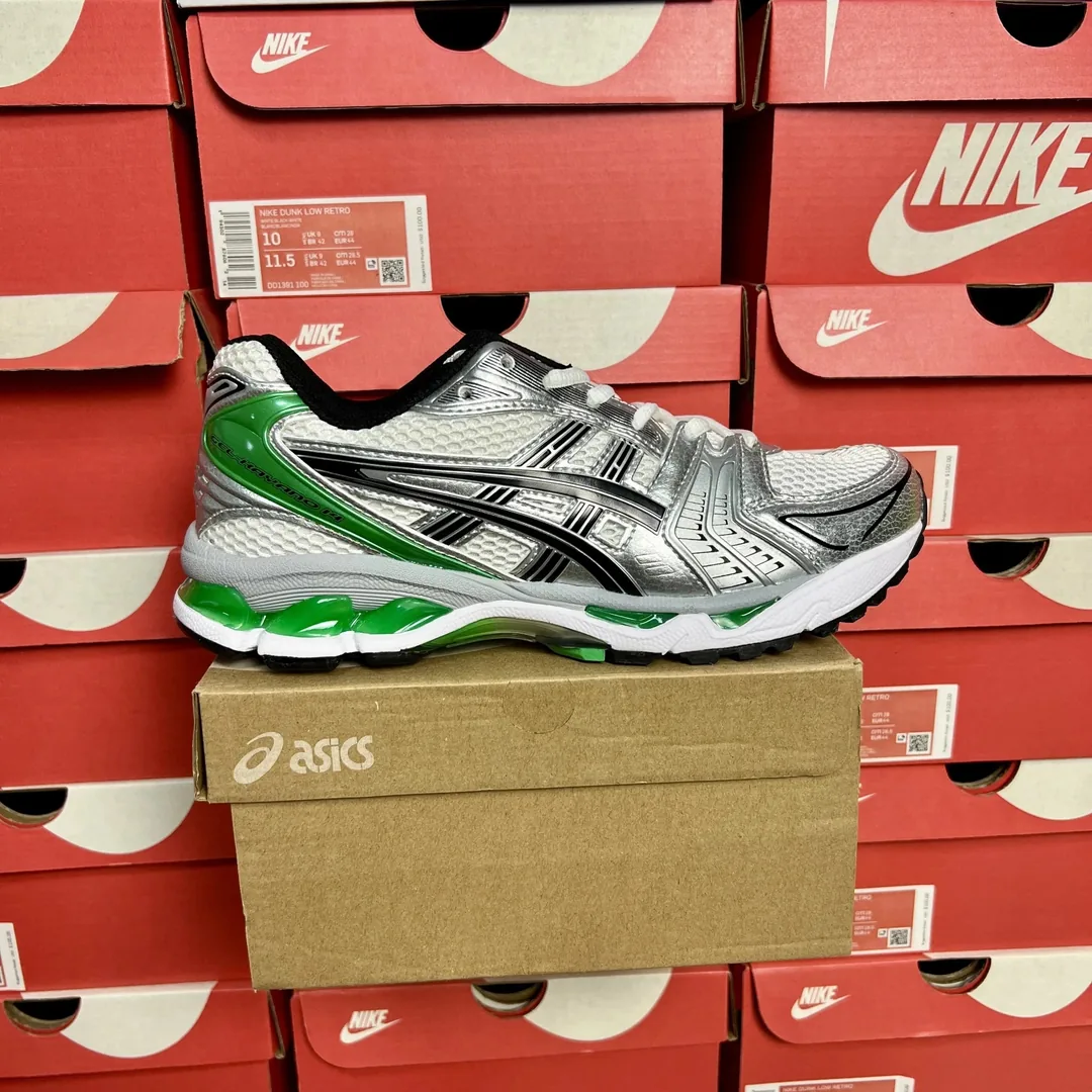 Asics Gel-Kayano 14 Gel-Quantum Grey Runners — Photo 9