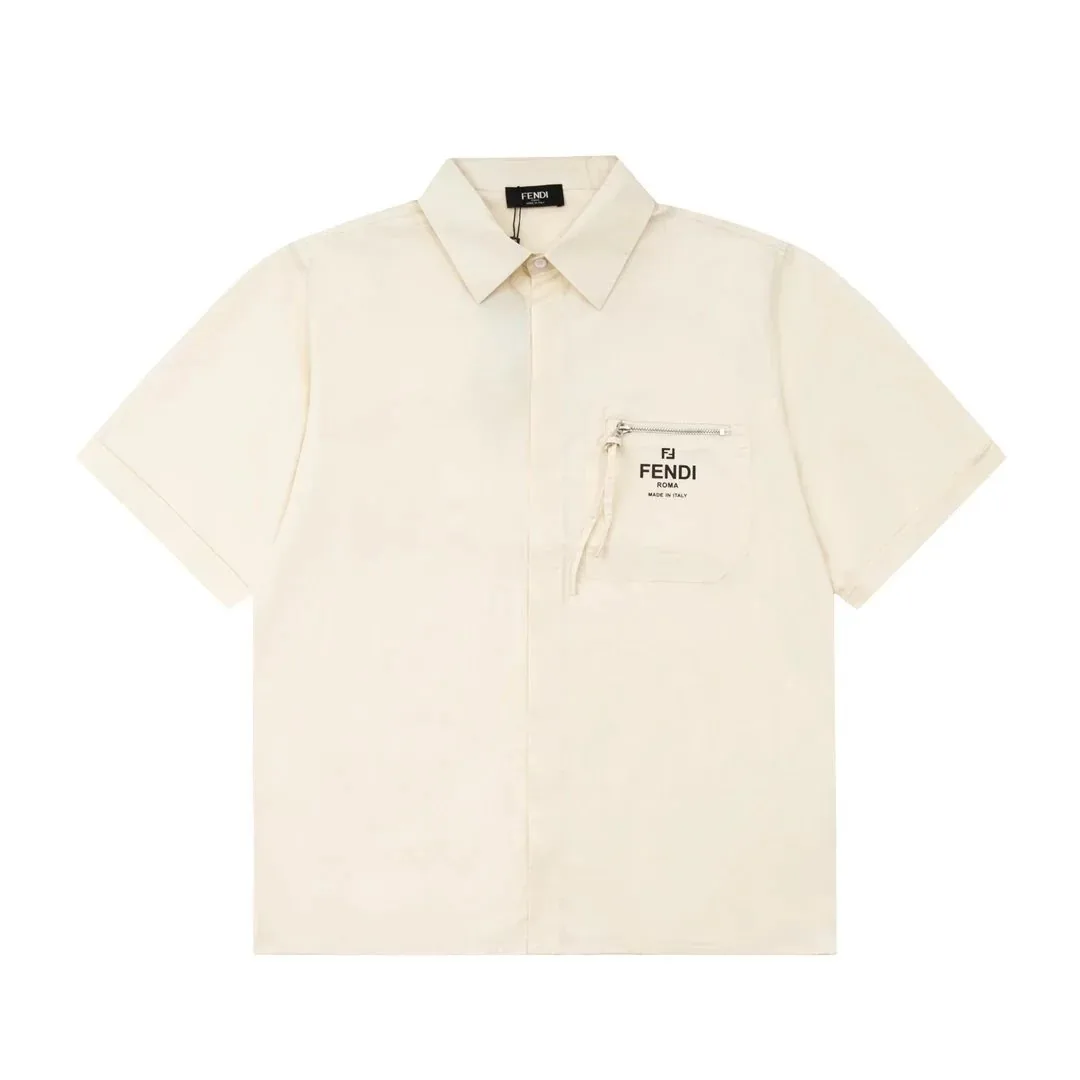 Fendi Pocket Logo Short Sleeve Shirt
