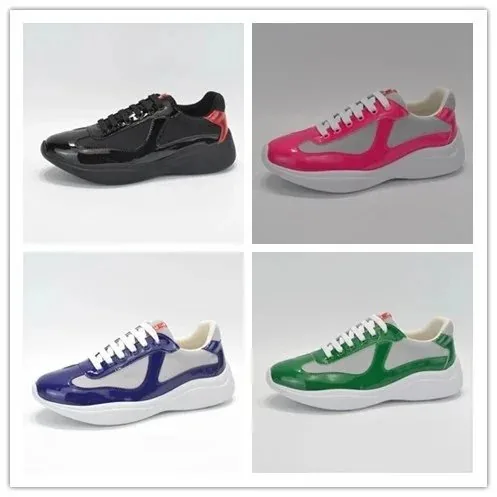 Prada America's Cup Black Platform Trainers