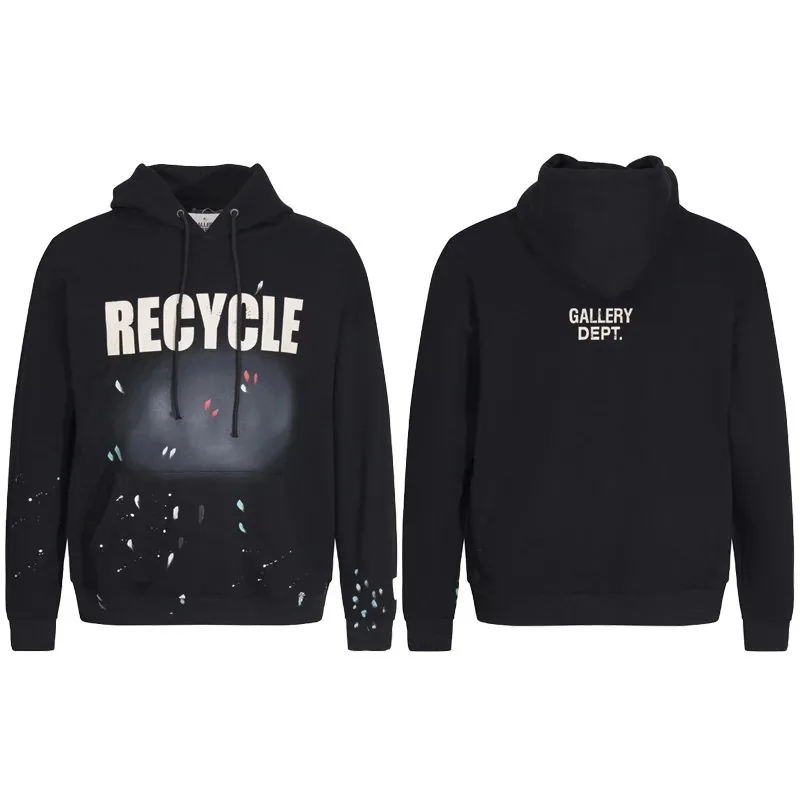 Print Hooded Hoodie — Photo 8