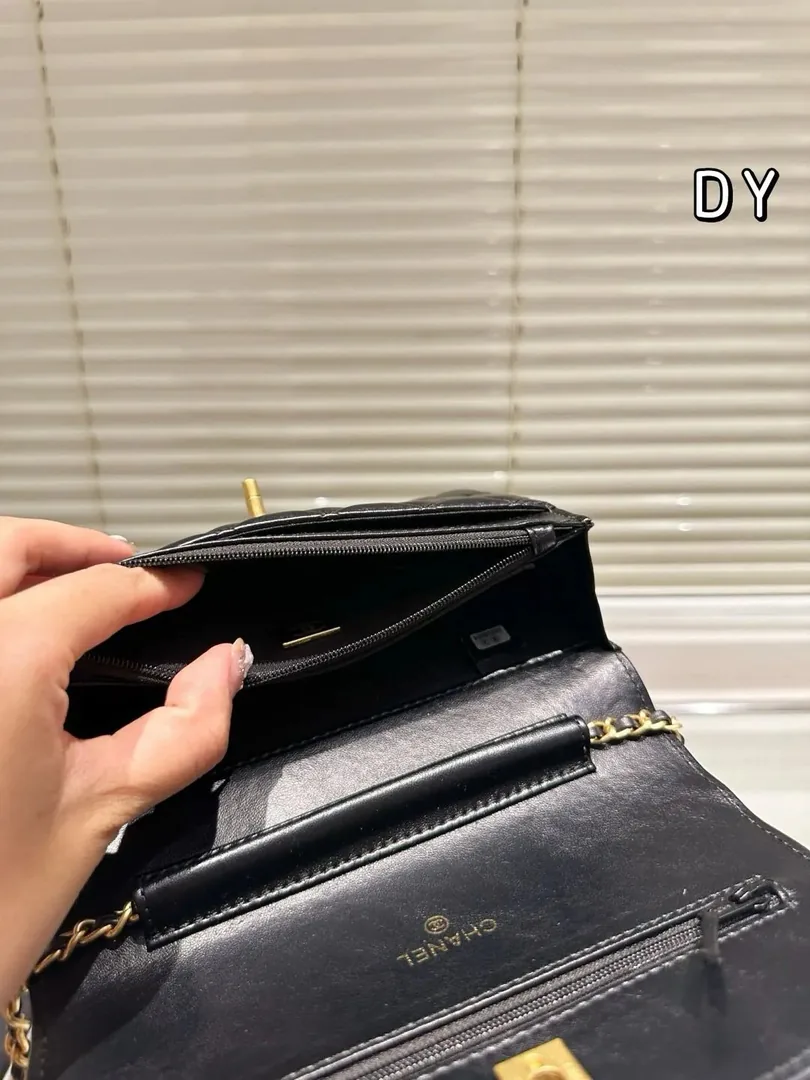 Chanel Lambskin Wallet On Chain — photo 12