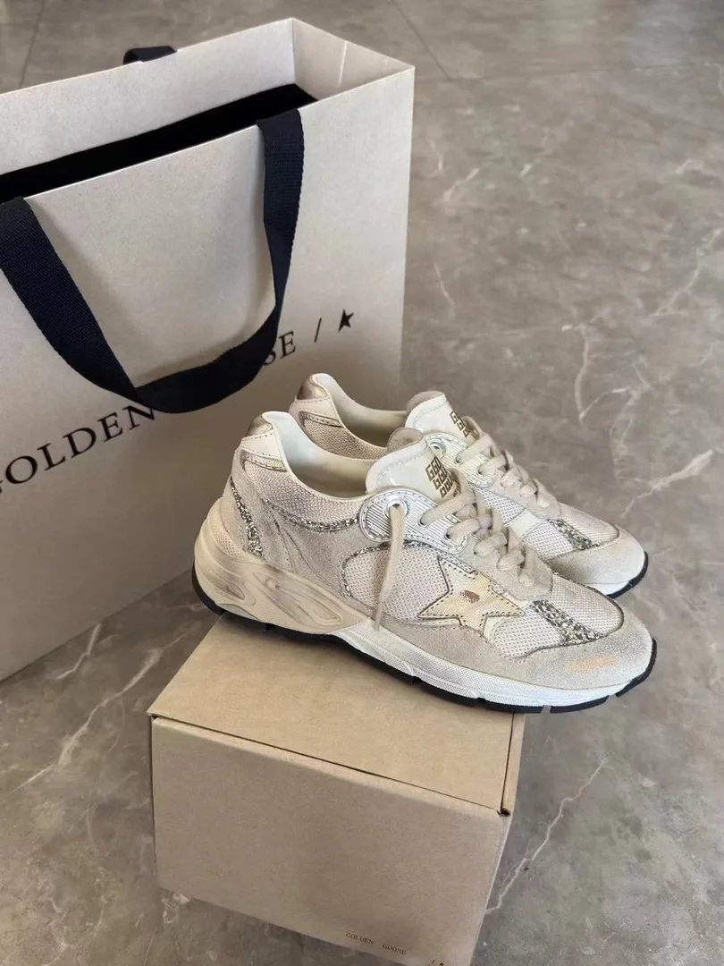 Golden Goose Dad-Star Black White D-Star Runners — photo 4
