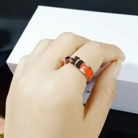 Enamel Couple Rings — photo 8