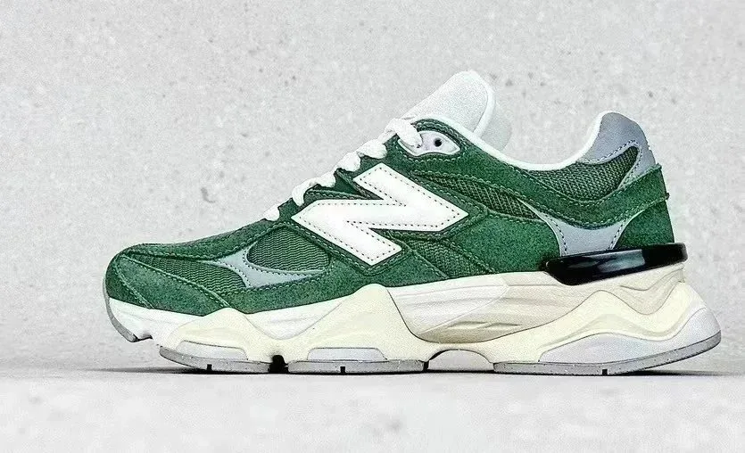 New Balance Grey-Green Running Shoes — Photo 13