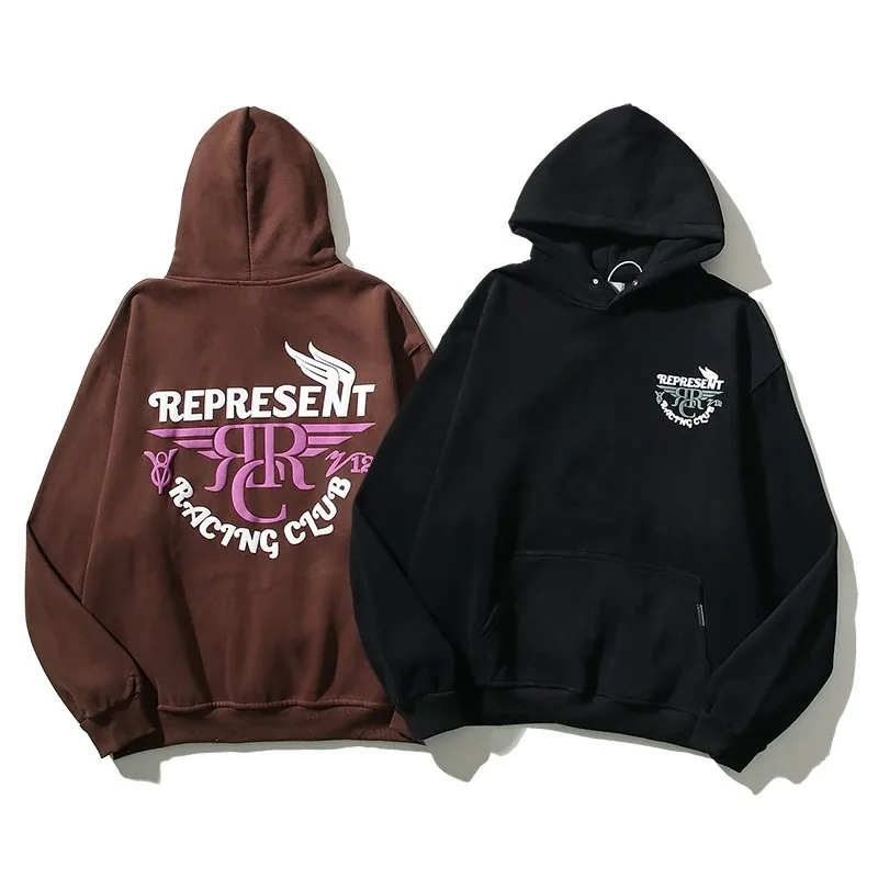 Vintage High Street Racing Hooded Hoodie — Photo 9