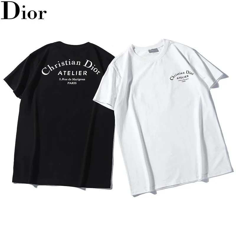 Letter Logo Cotton T-Shirt