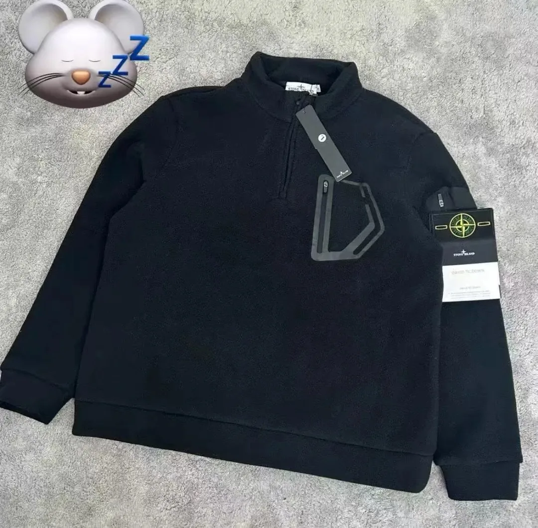 Zip Stand-Collar Sweatshirt — Photo 2