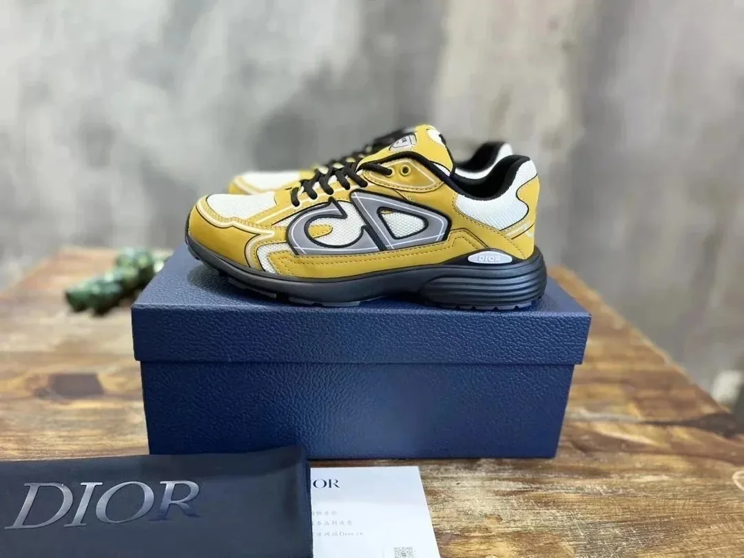 Dior B30 Grey Mesh Trainers — Photo 4