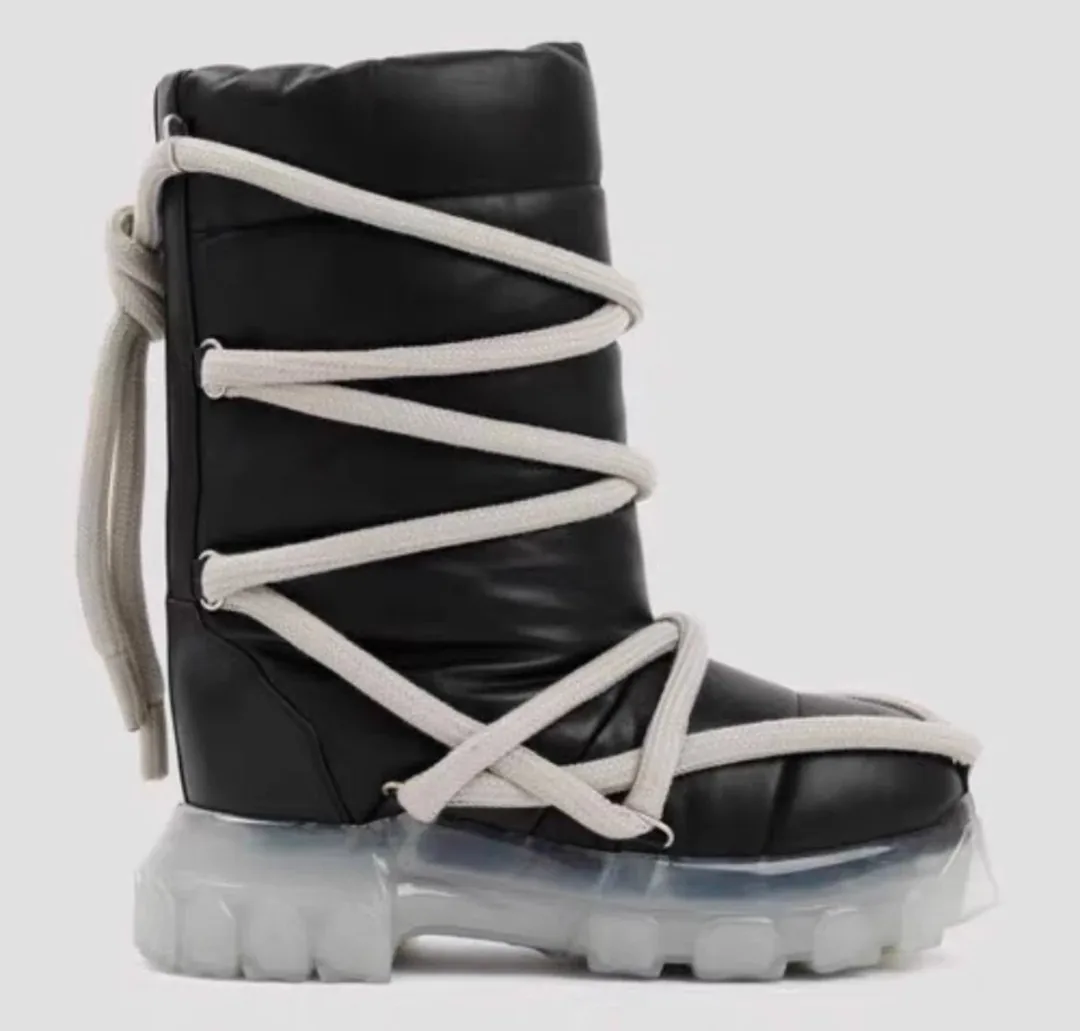 Rick Owens Lace-Up Boots