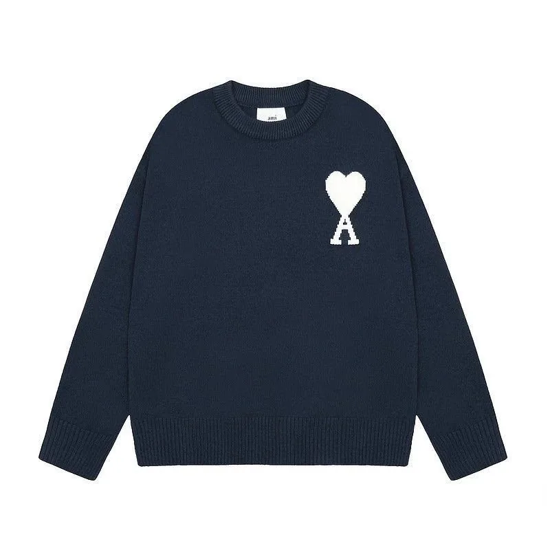 Ami Paris Heart Jacquard Crewneck Sweater — photo 8