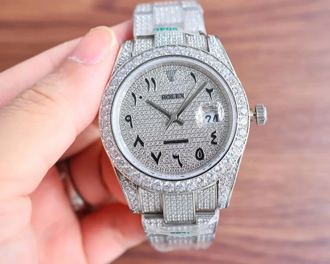Full Diamond Custom Watch — QC