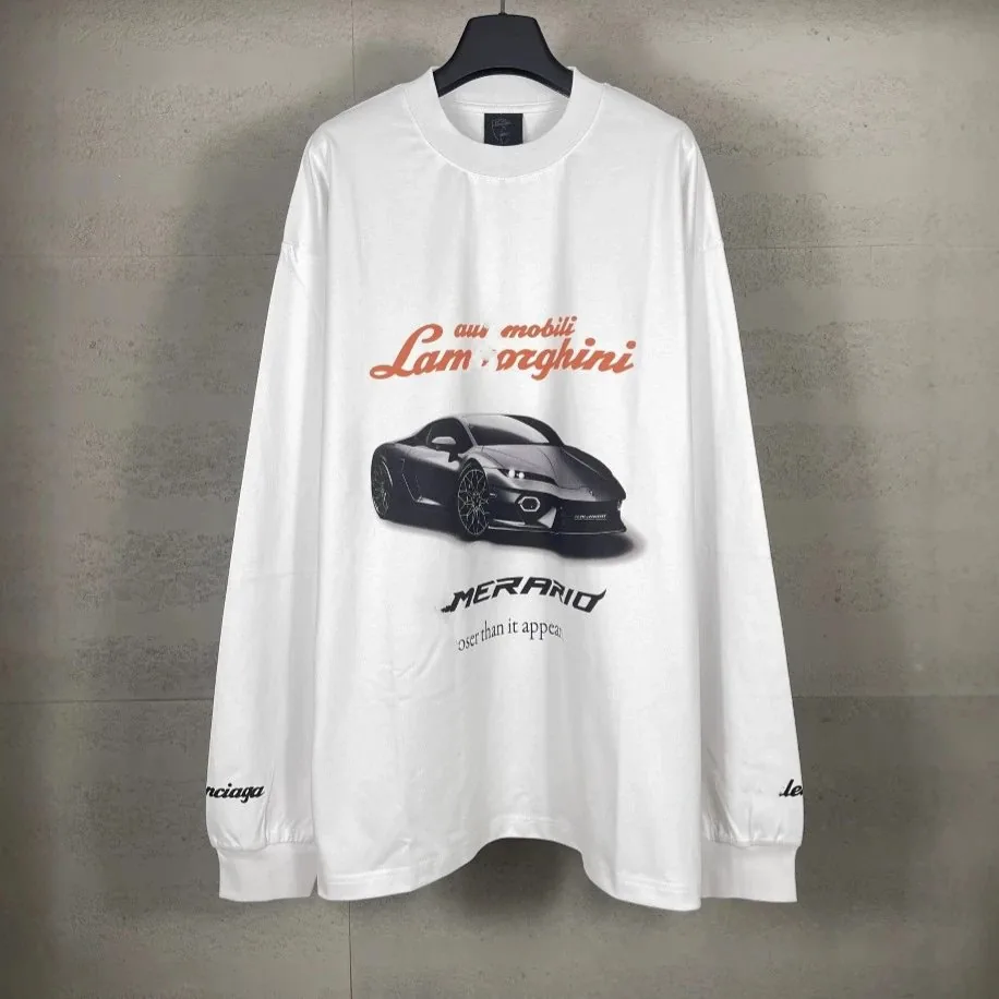 Balenciaga Cotton Long-Sleeve Tee — QC