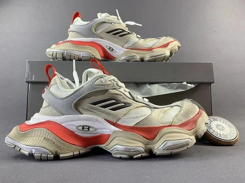 Adidas Grey Chunky Dad Shoes — QC