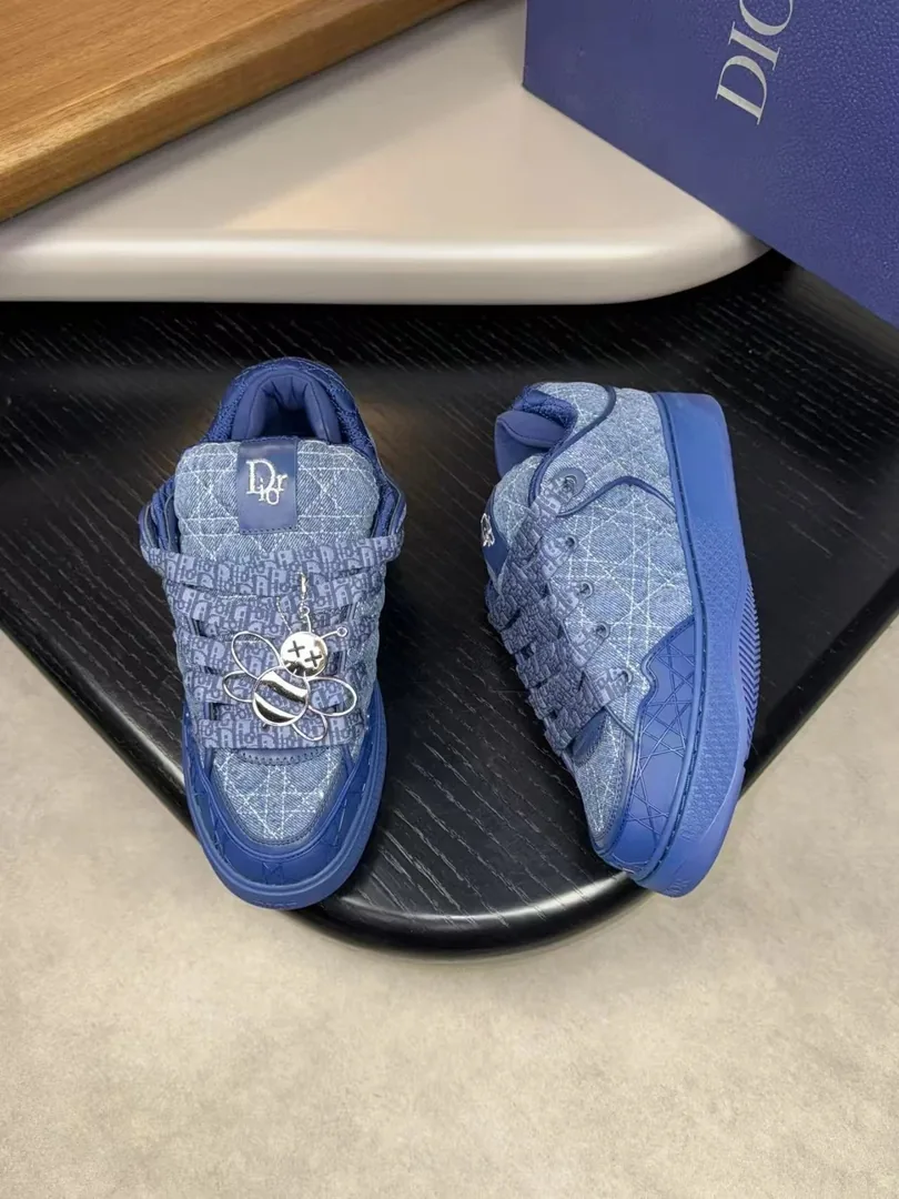 Dior Blue Puffy Chunky Sneakers — photo 6