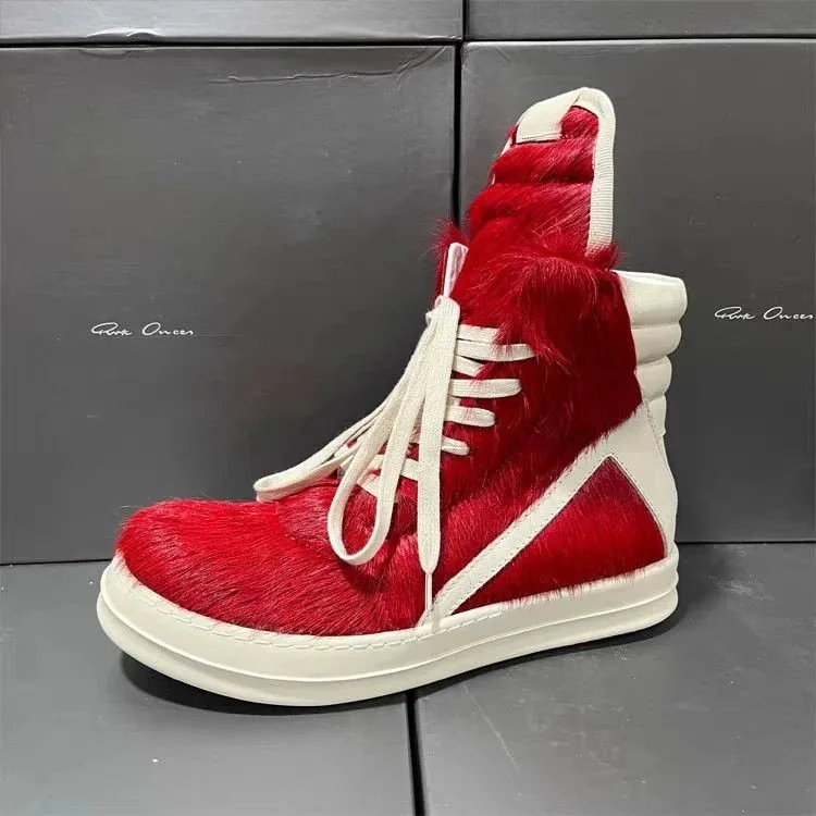 Rick Owens Geobasket Grey Dark Chunky Sneakers — Photo 14