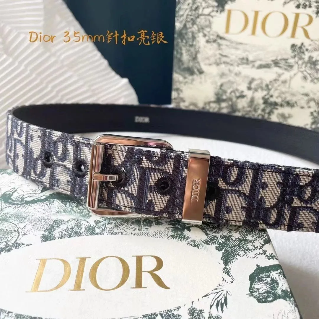 Dior Leather Letter Belt — Photo 8