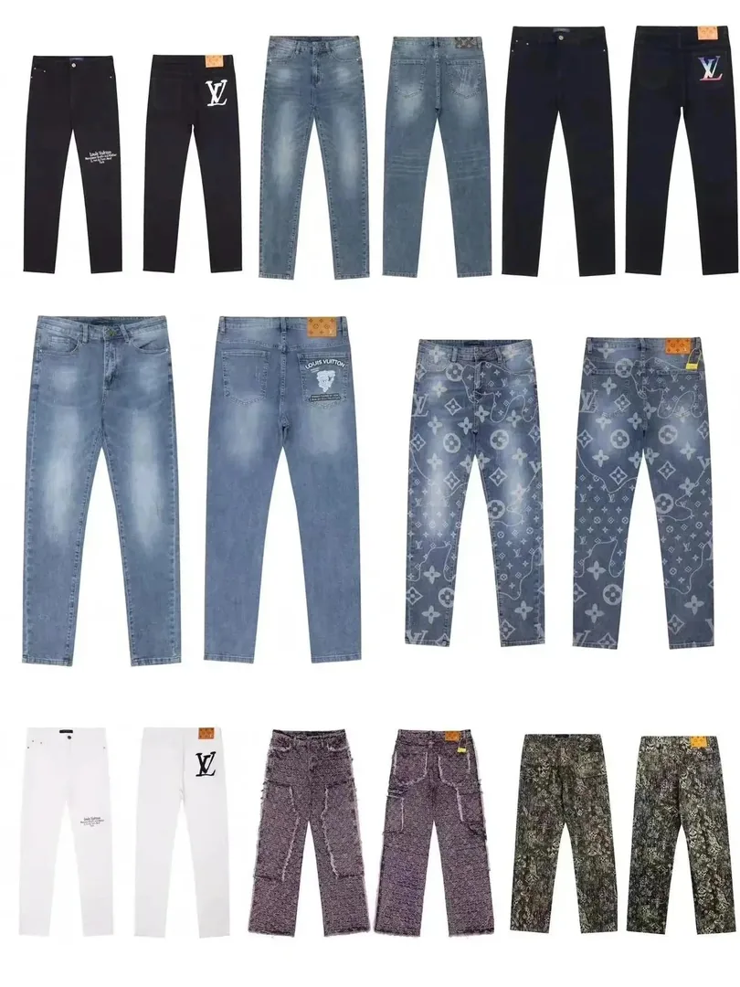 Print Denim Jeans