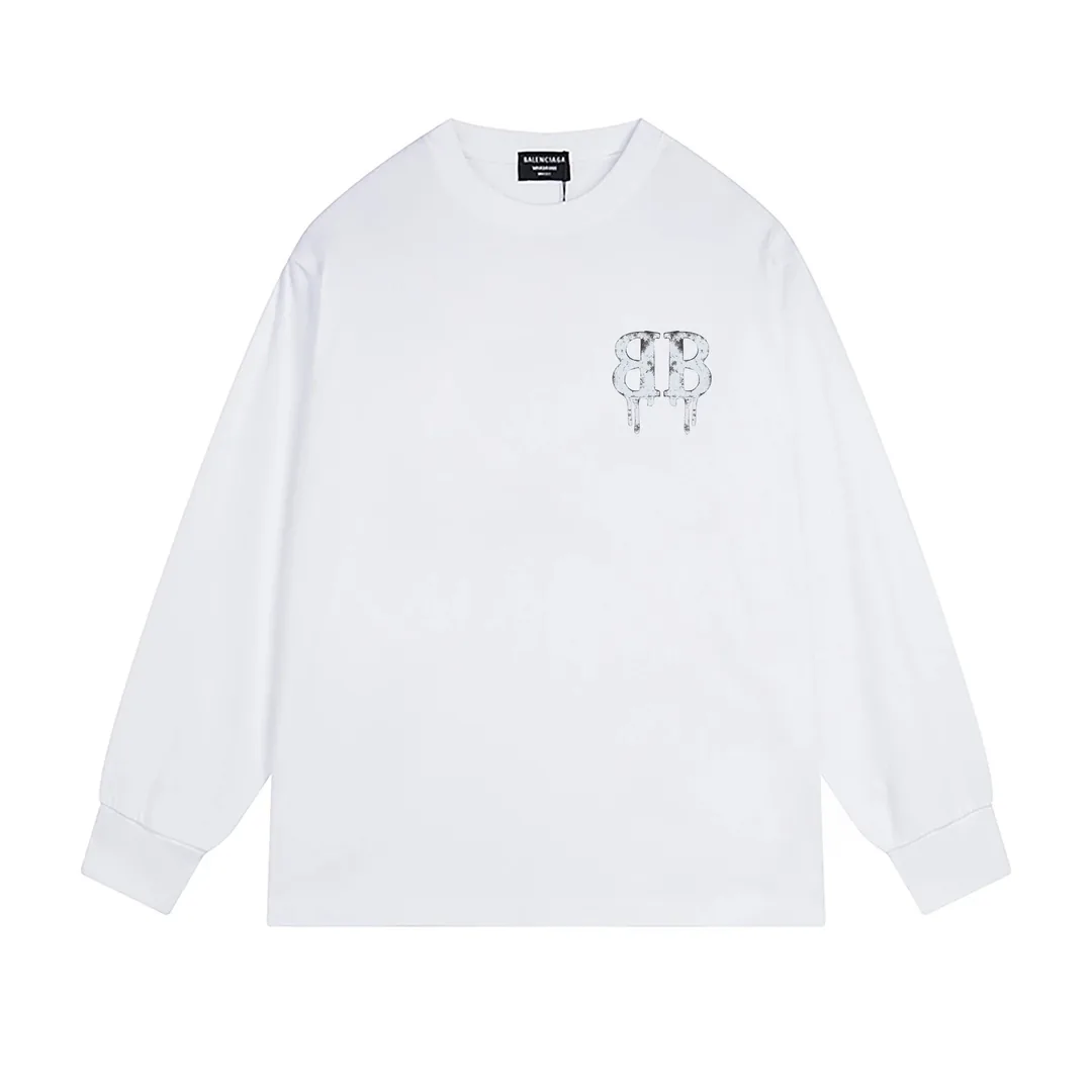 Distressed Graffiti Print Heavyweight Sweatshirt — Photo 9