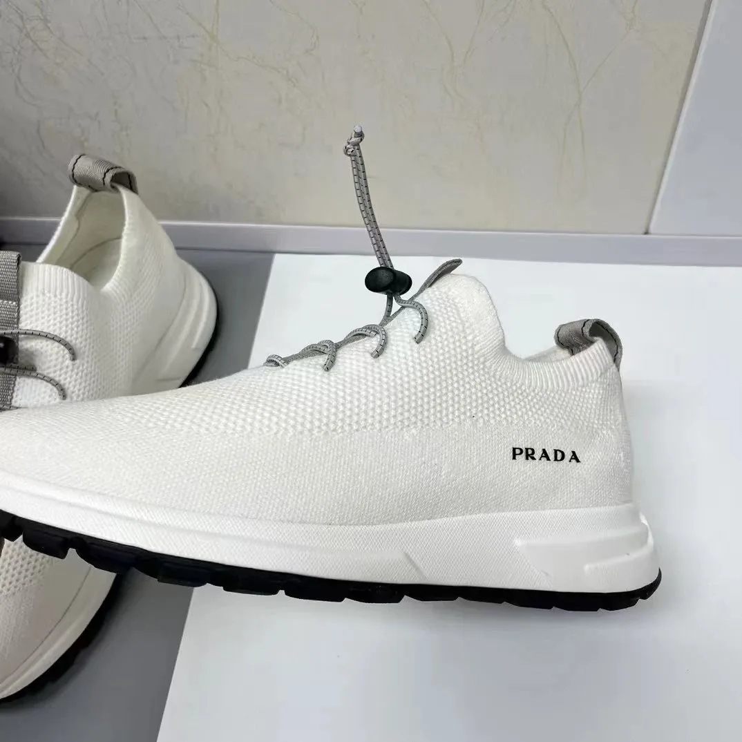 Prada White High-Top Sneakers — QC