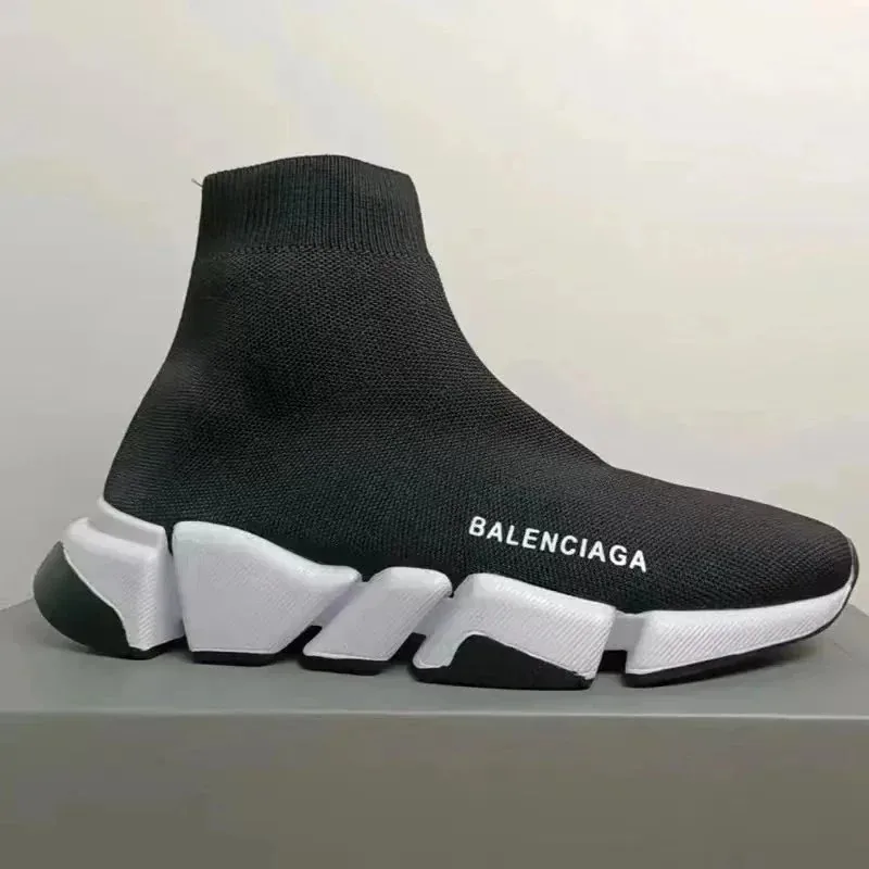 Balenciaga Speed Trainer White High-Top Sneakers