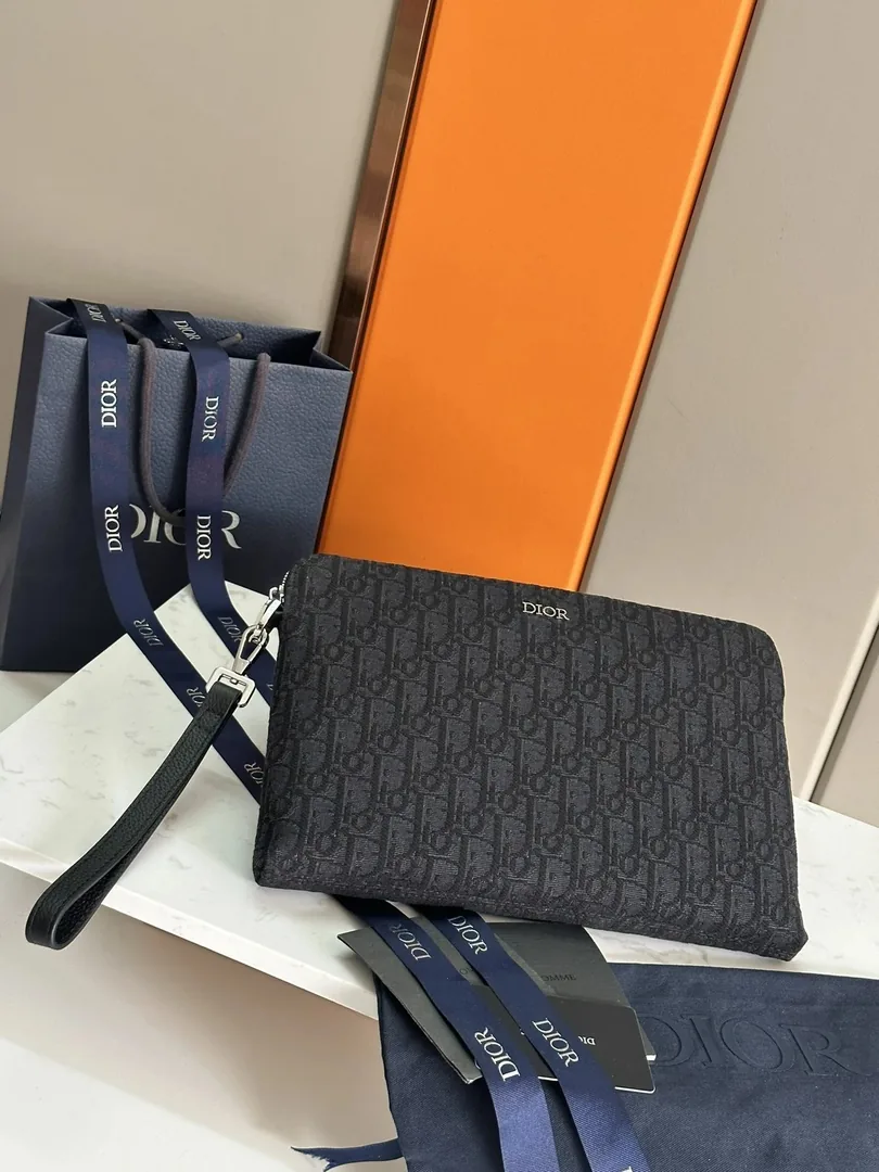 Dior Leather Clutch Bag — photo 11