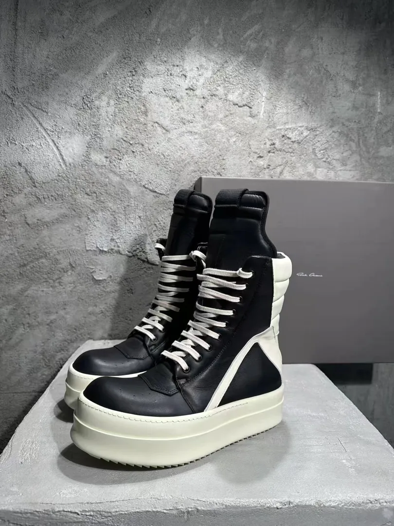 Rick Owens Geobasket Grey Dark Chunky Sneakers — Photo 15