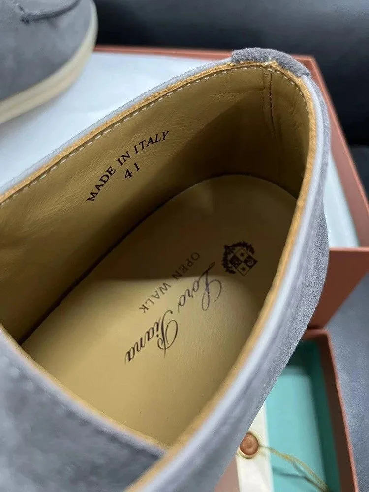 Loro Piana Open Walk Leather Sneakers — QC