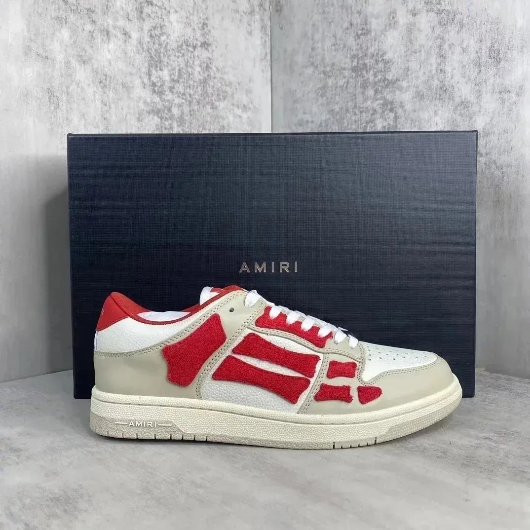 Amiri Skel-Top Low Blue White Runners — photo 11