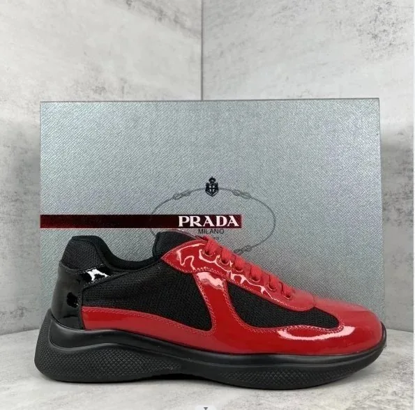 Prada America's Cup Beige Sneakers — Photo 12