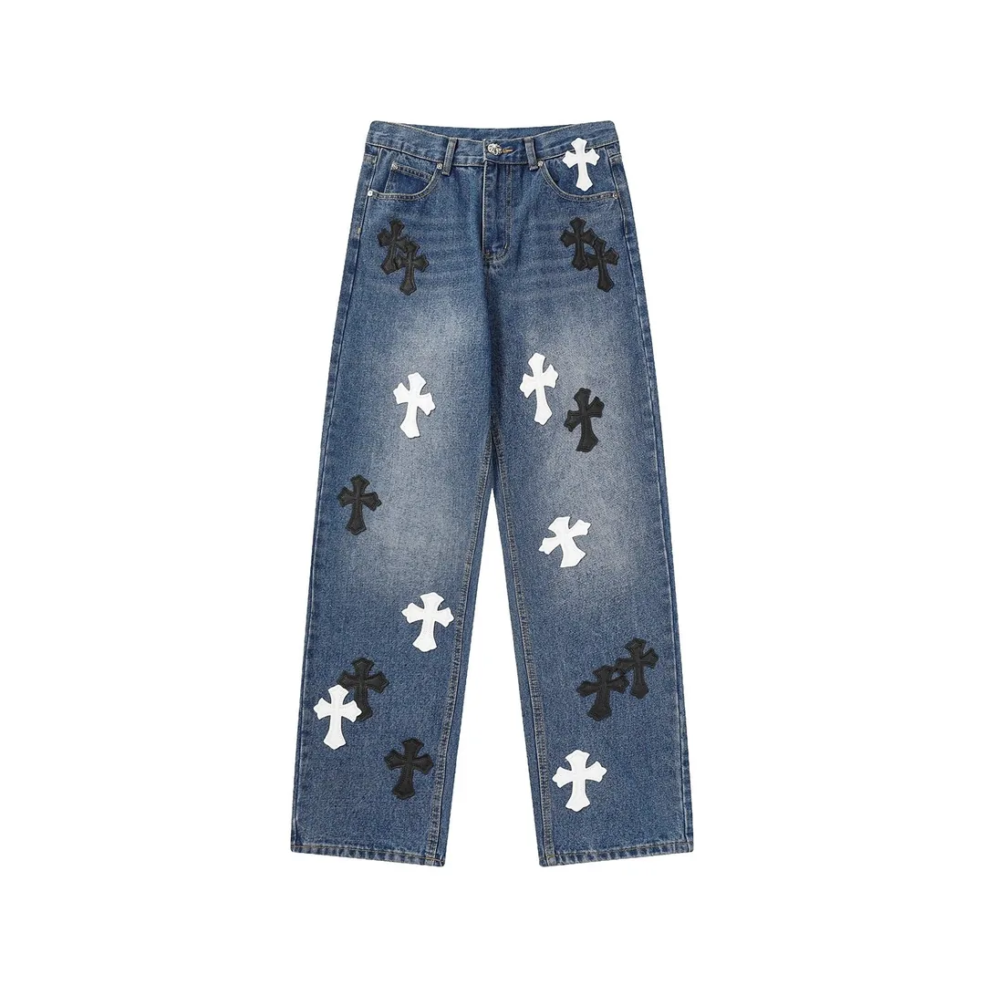 Chrome Hearts Washed Denim Pants — QC